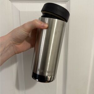 Klean Kanteen Stainless Steel Travel Mug - Silver